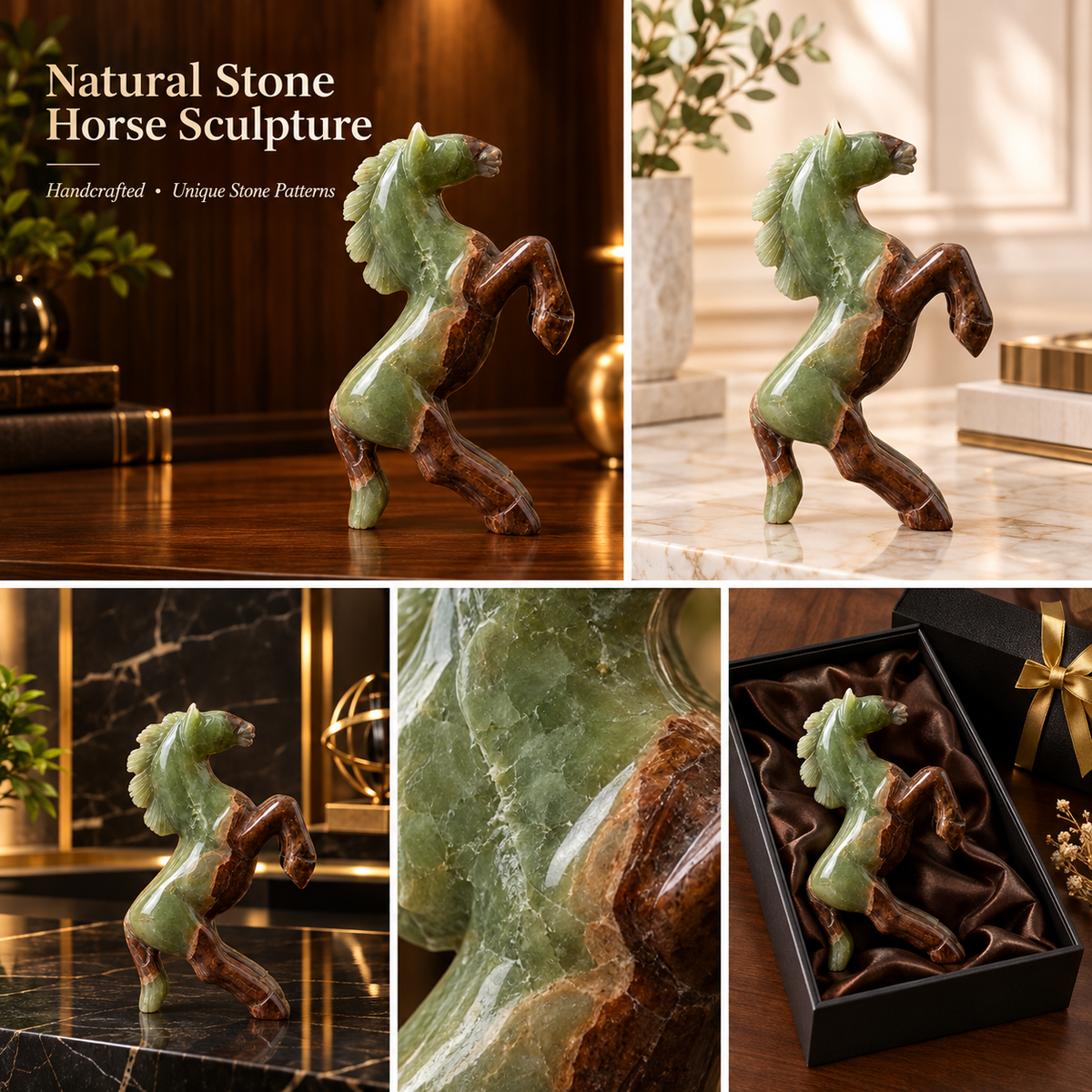 Handcrafted Horse Sculpture – Premium Carved Horse Figurine