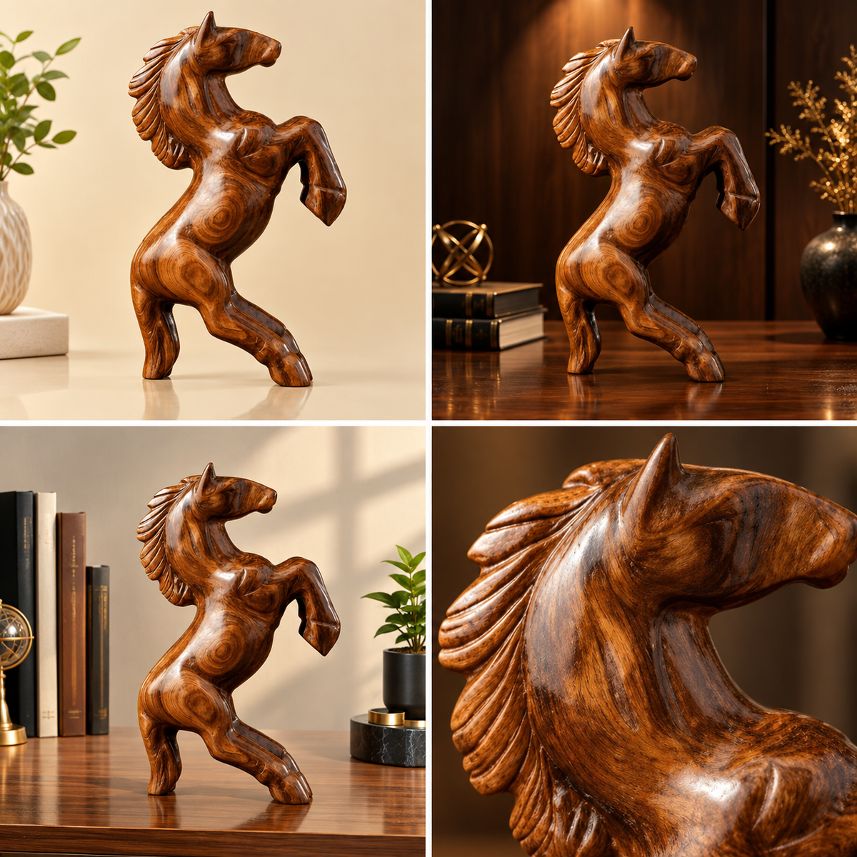 Handcrafted Horse Sculpture – Premium Carved Horse Figurine