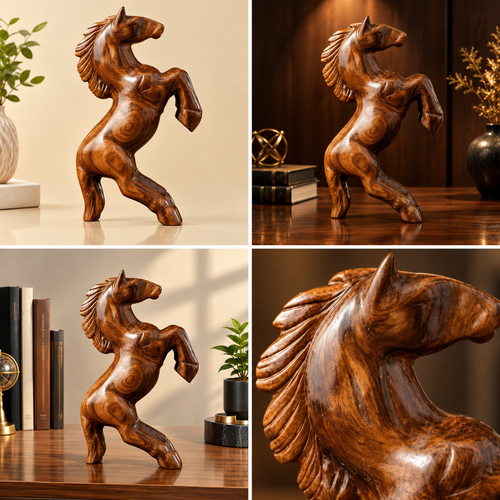 Handcrafted Horse Sculpture – Premium Carved Horse Figurine