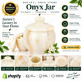 Natural onyx stone onyx jar